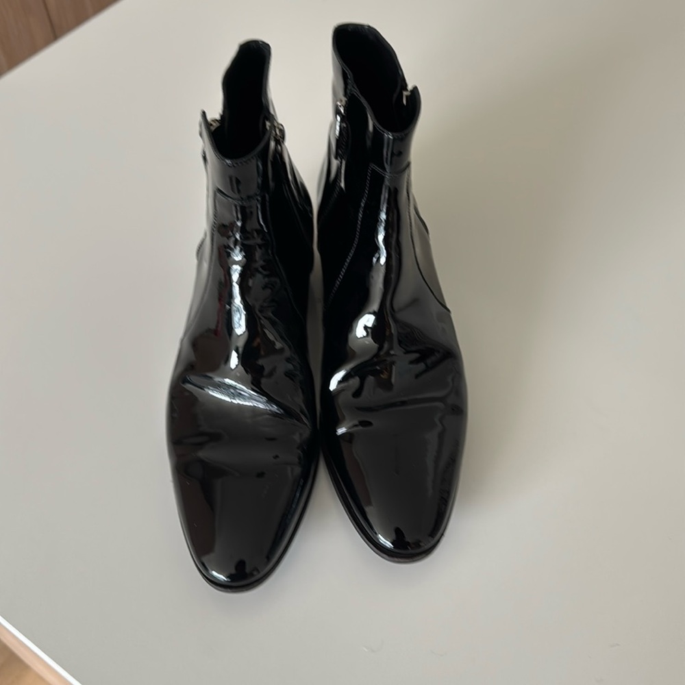 Balmain Patent Boots